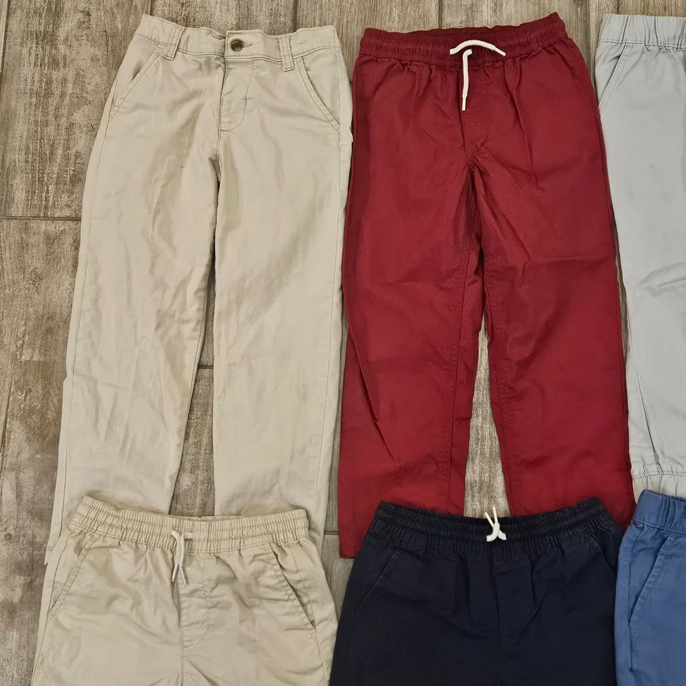 Old Navy Carters Kids Clothing Lot of 17 Boys Size 5T Plaid Shirts Pants Shorts